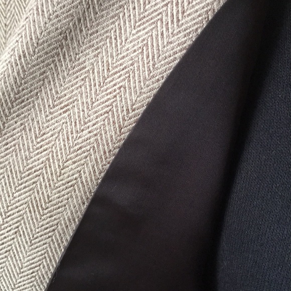 Double Breasted Tweed Blazer with zipper pockets - Picture 4 of 5